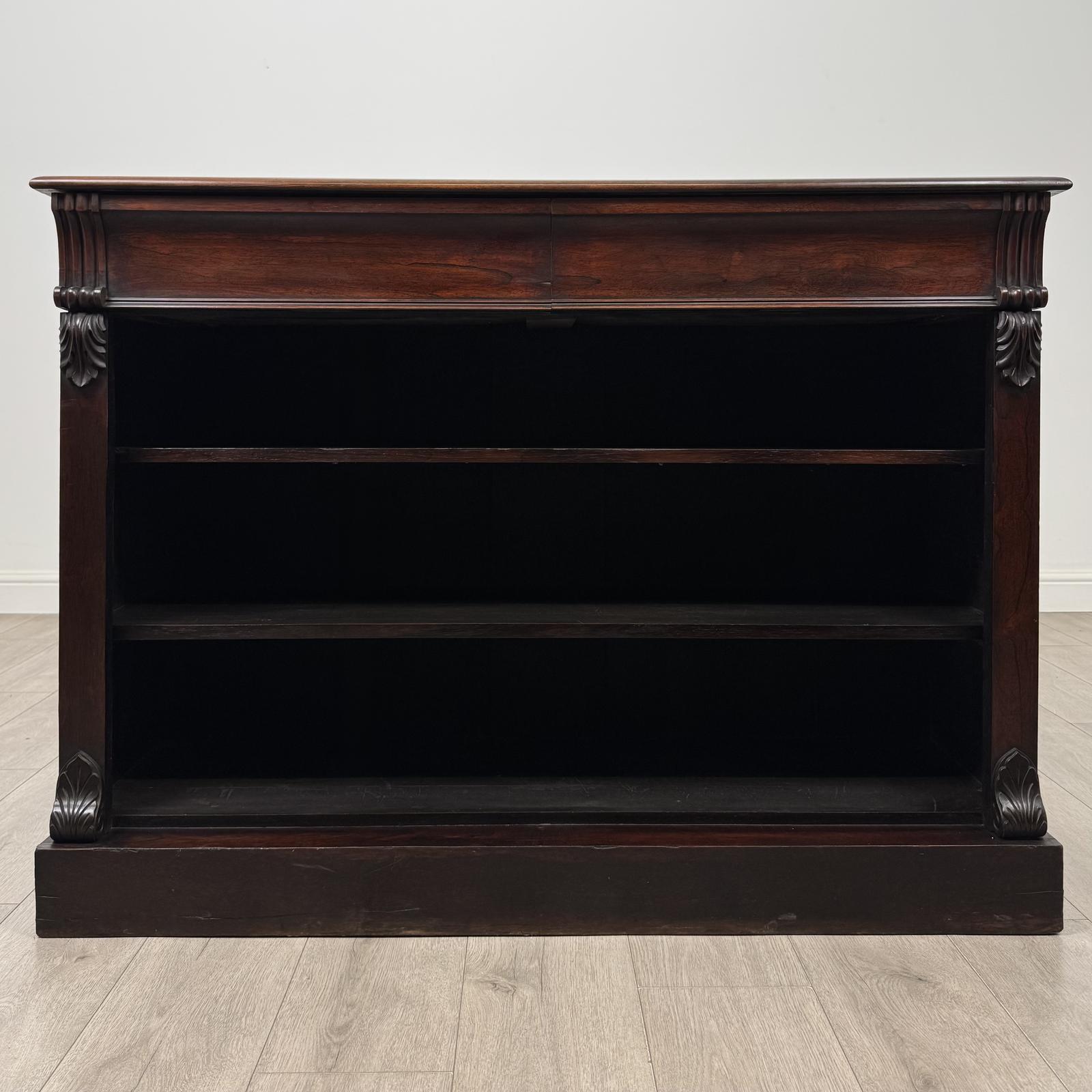 Antique 19th Century Victorian Open Bookcase In Rosewood (1 of 10) Antique 19th Century Victorian Open Bookcase In Rosewood (1 of 10)