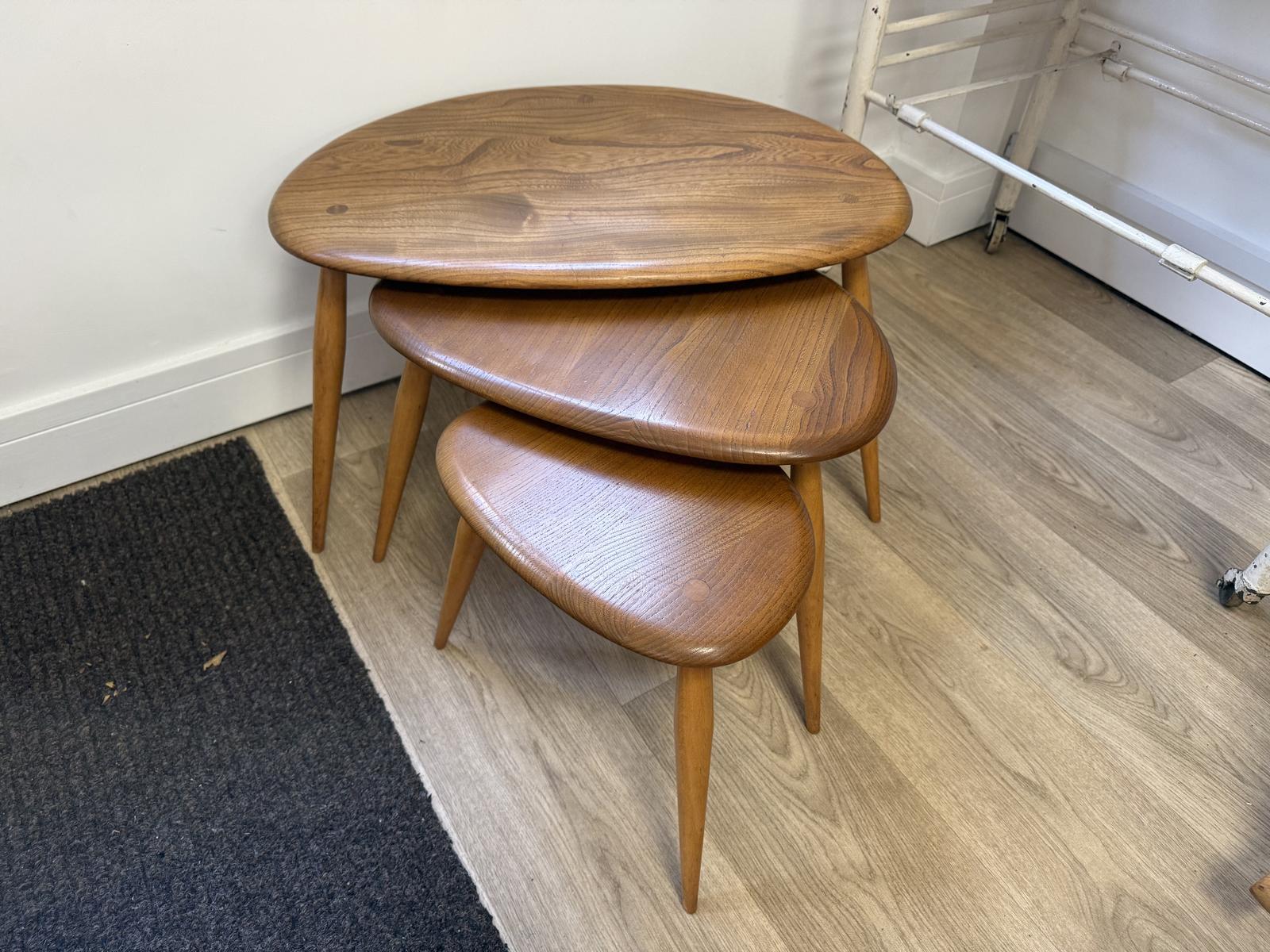 Vintage Ercol Nest of Pebble Tables (1 of 5) Vintage Ercol Nest of Pebble Tables (1 of 5)