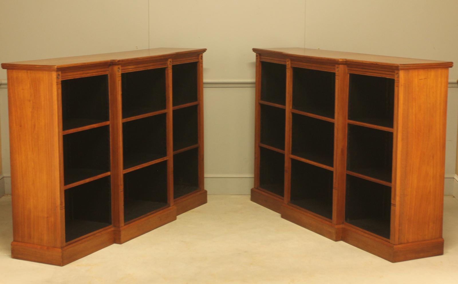 British Edwardian Open Bookcase - main image