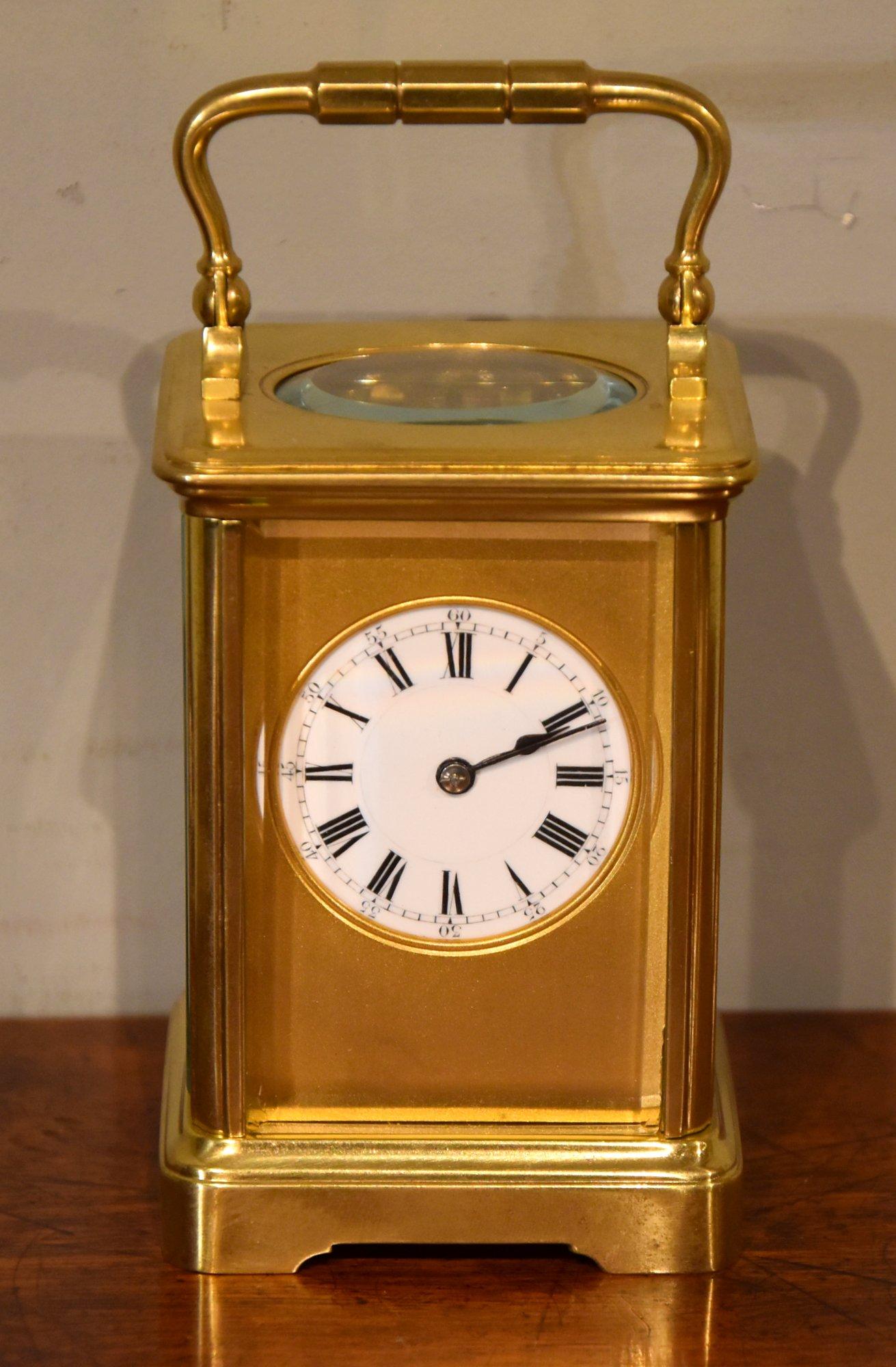 French 8 Day Timepiece Carriage Clock (1 of 4) French 8 Day Timepiece Carriage Clock (1 of 4)