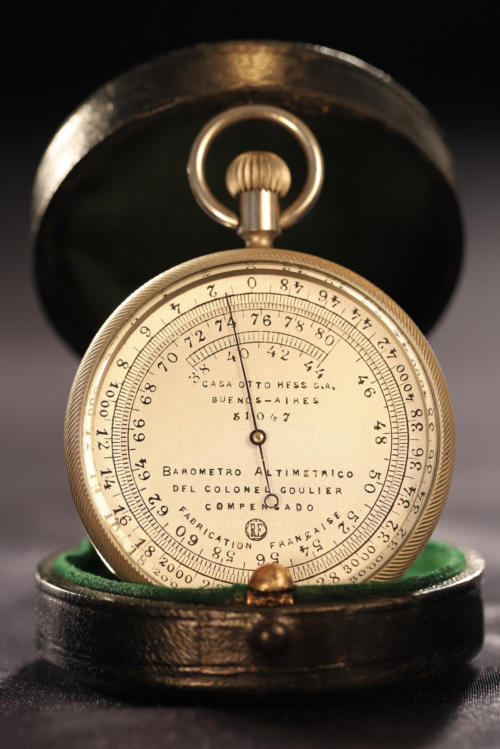 Goulier Pocket Barometer Altimeter by Jules Richard c.1905 (1 of 10)
