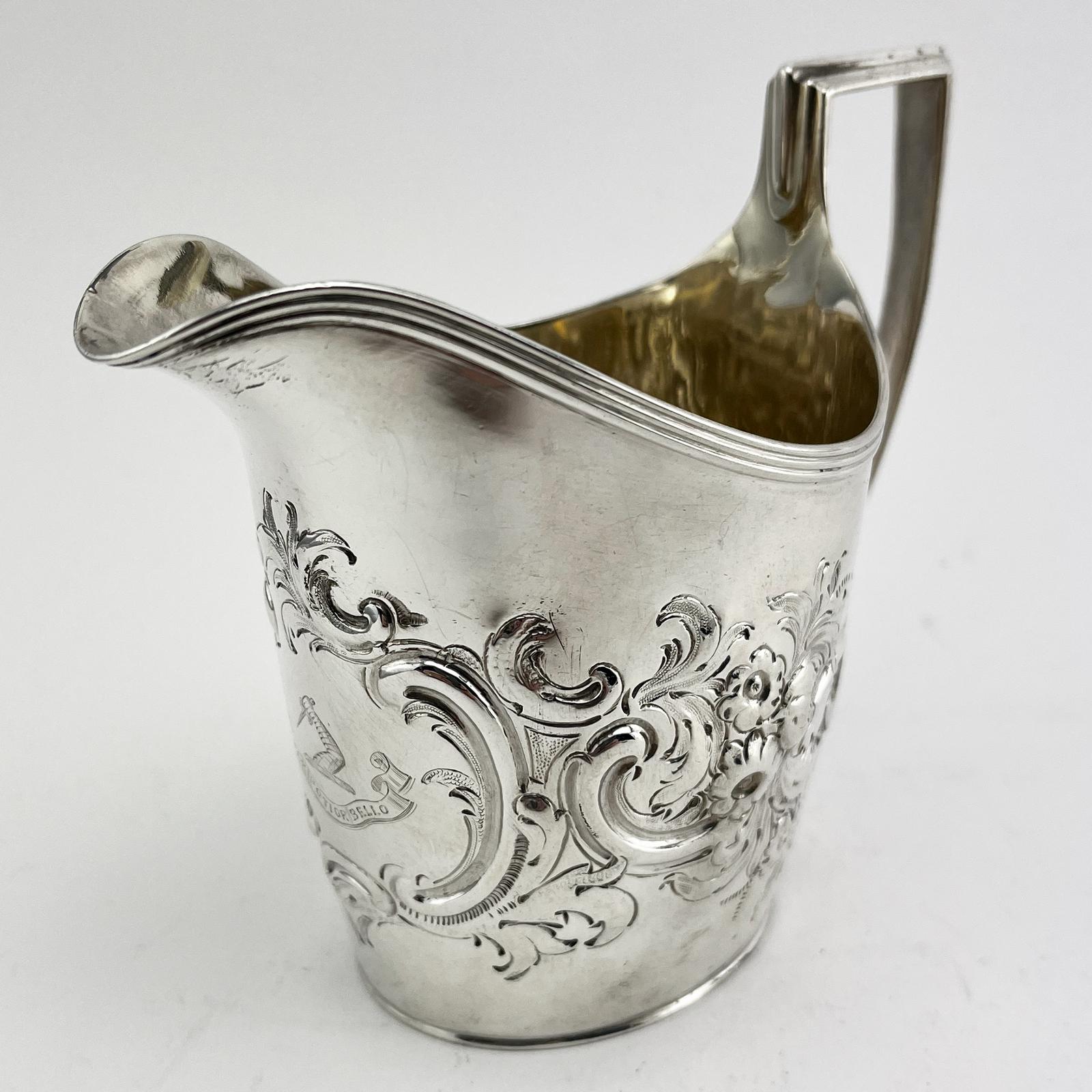 John Emes Georgian Sterling Silver Cream Jug (1 of 6) John Emes Georgian Sterling Silver Cream Jug (1 of 6)