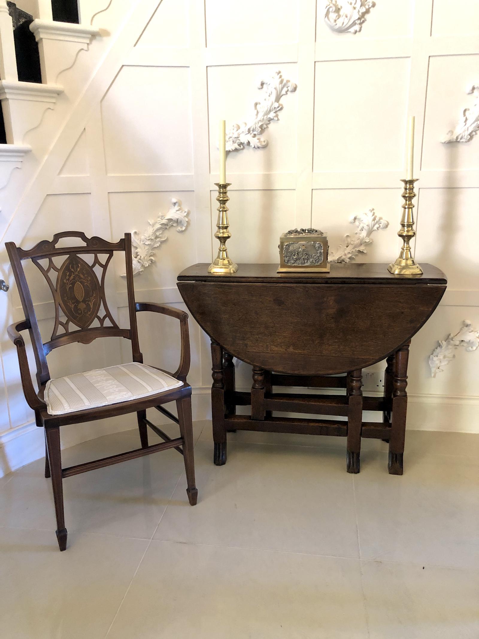 Antique 18th Century Oak Gateleg Table (1 of 15) Antique 18th Century Oak Gateleg Table (1 of 15)