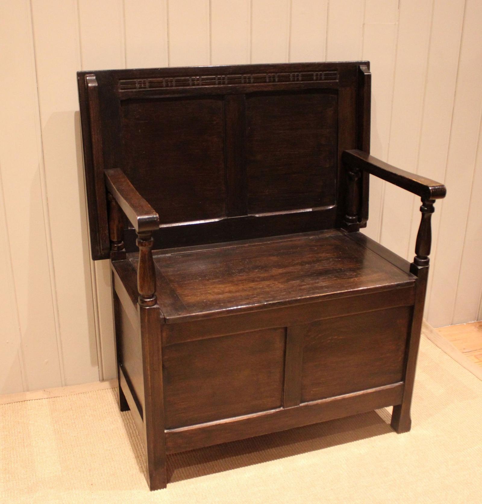 Solid Oak Monks Bench (1 of 14)