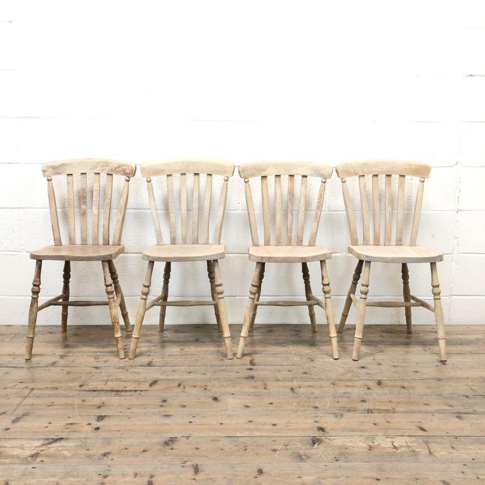 Set of Four Antique Farmhouse Dining Chairs (1 of 8) Set of Four Antique Farmhouse Dining Chairs (1 of 8)