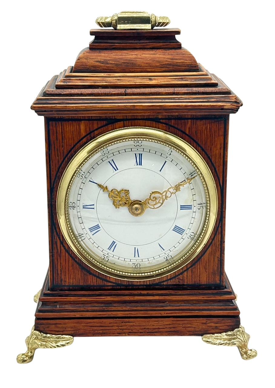 Wonderful Bracket Clock Shaped Miniature Mantel Clock – Ca1905 (1 of 11)