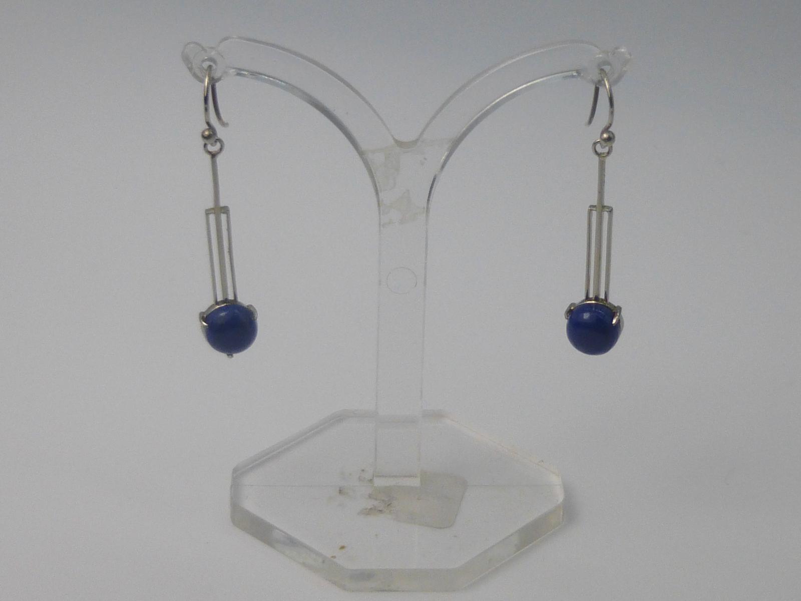 Gold & Lapis Lazuli Earrings (1 of 5)