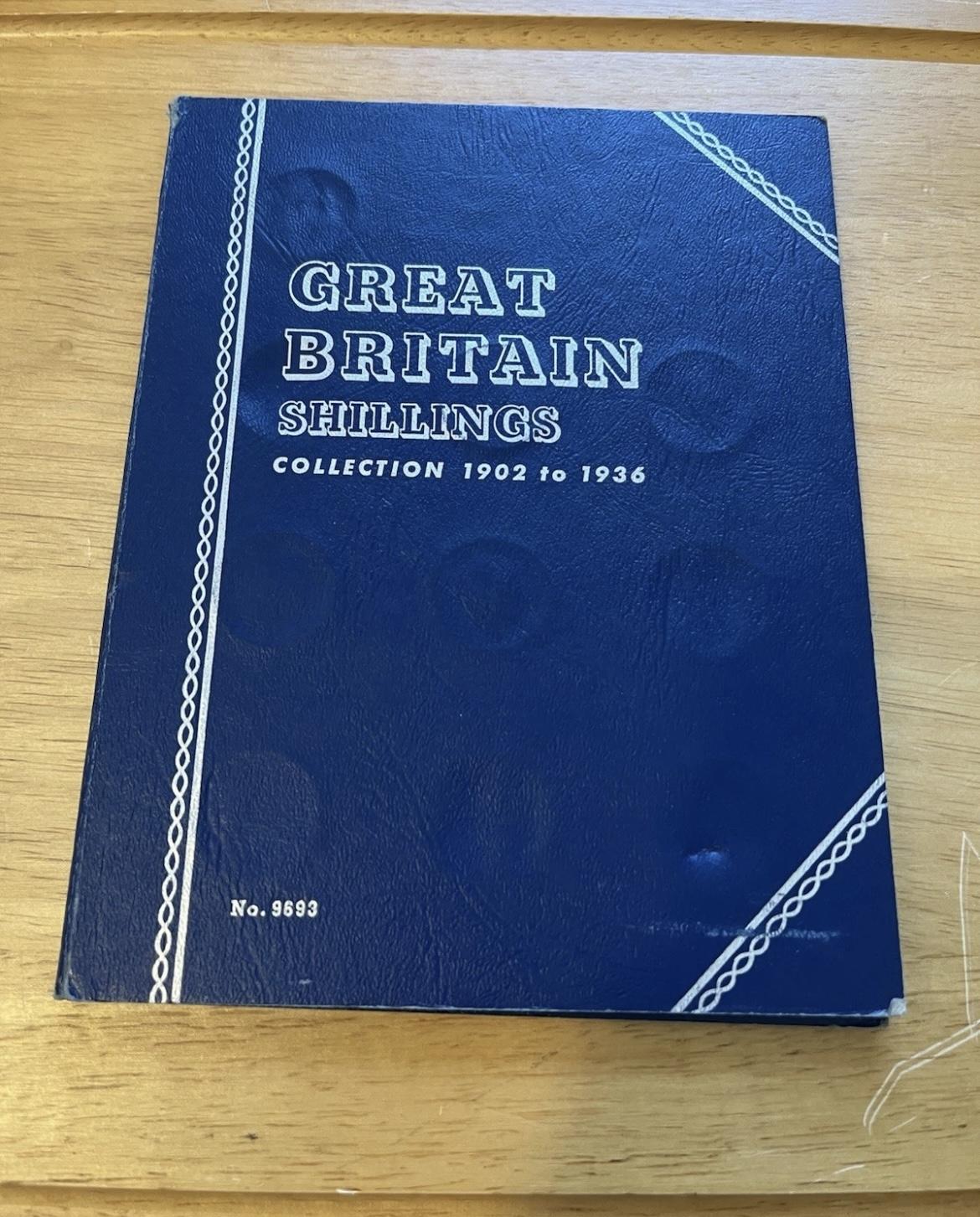 Great Britain Shilling Collection 1902-1936 (1 of 3)