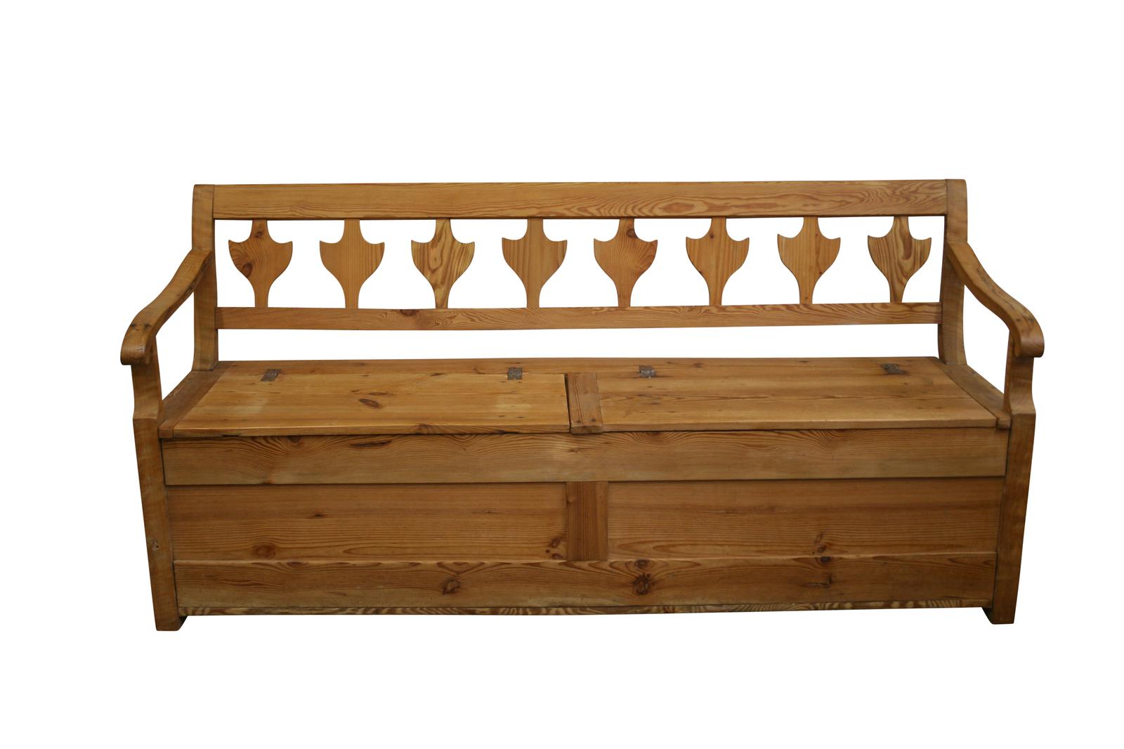 Scandinavian Pine & Sycamore Box Settle with Storage to the Base (1 of 5) Scandinavian Pine & Sycamore Box Settle with Storage to the Base (1 of 5)