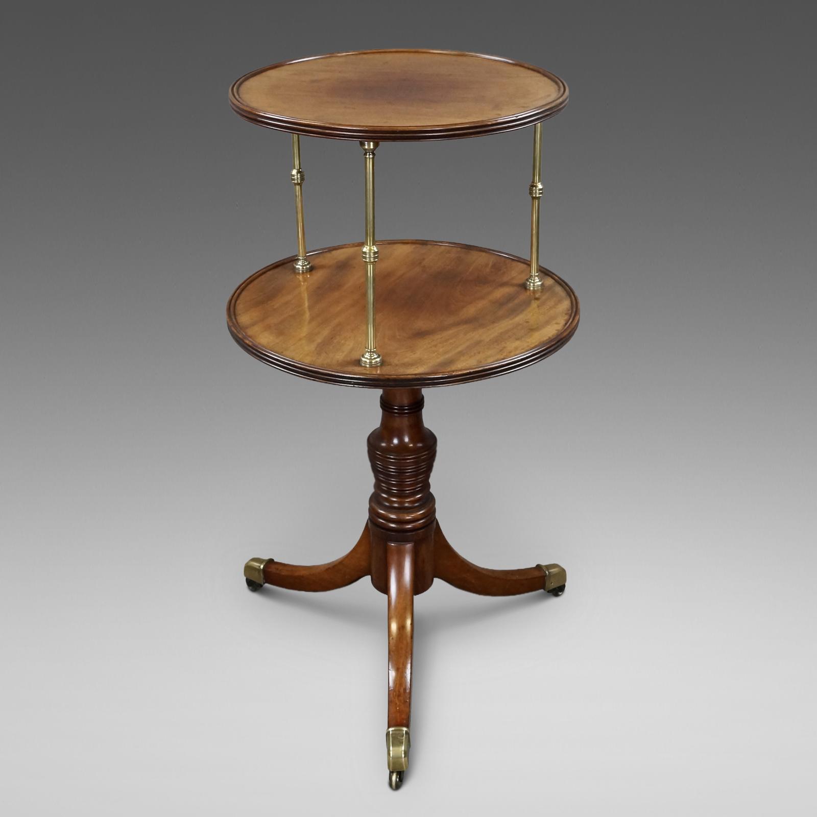 Fine Mahogany Dumbwaiter (1 of 6) Fine Mahogany Dumbwaiter (1 of 6)