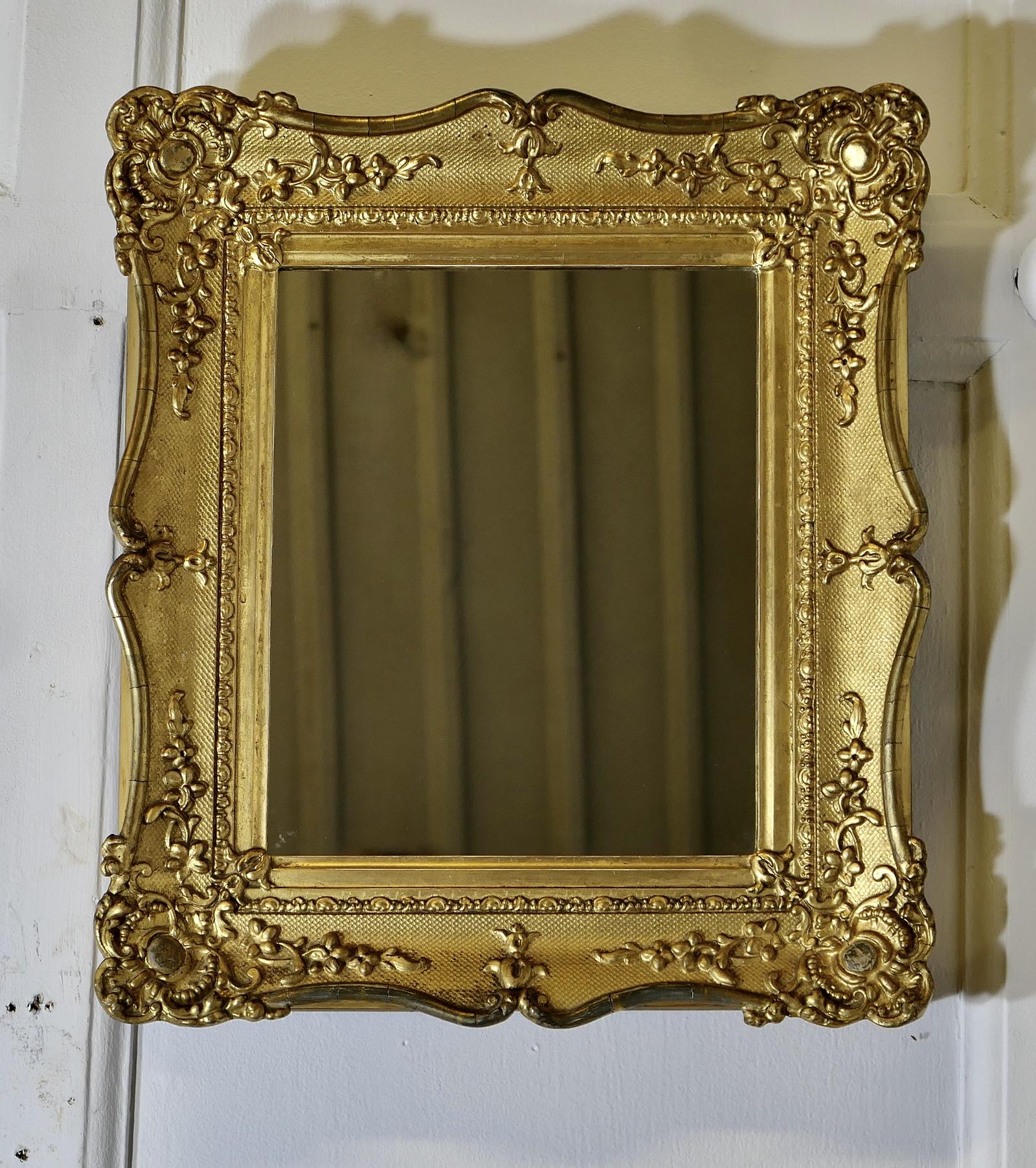 19th Century French Baroque Gilt Wall Mirror (1 of 7)