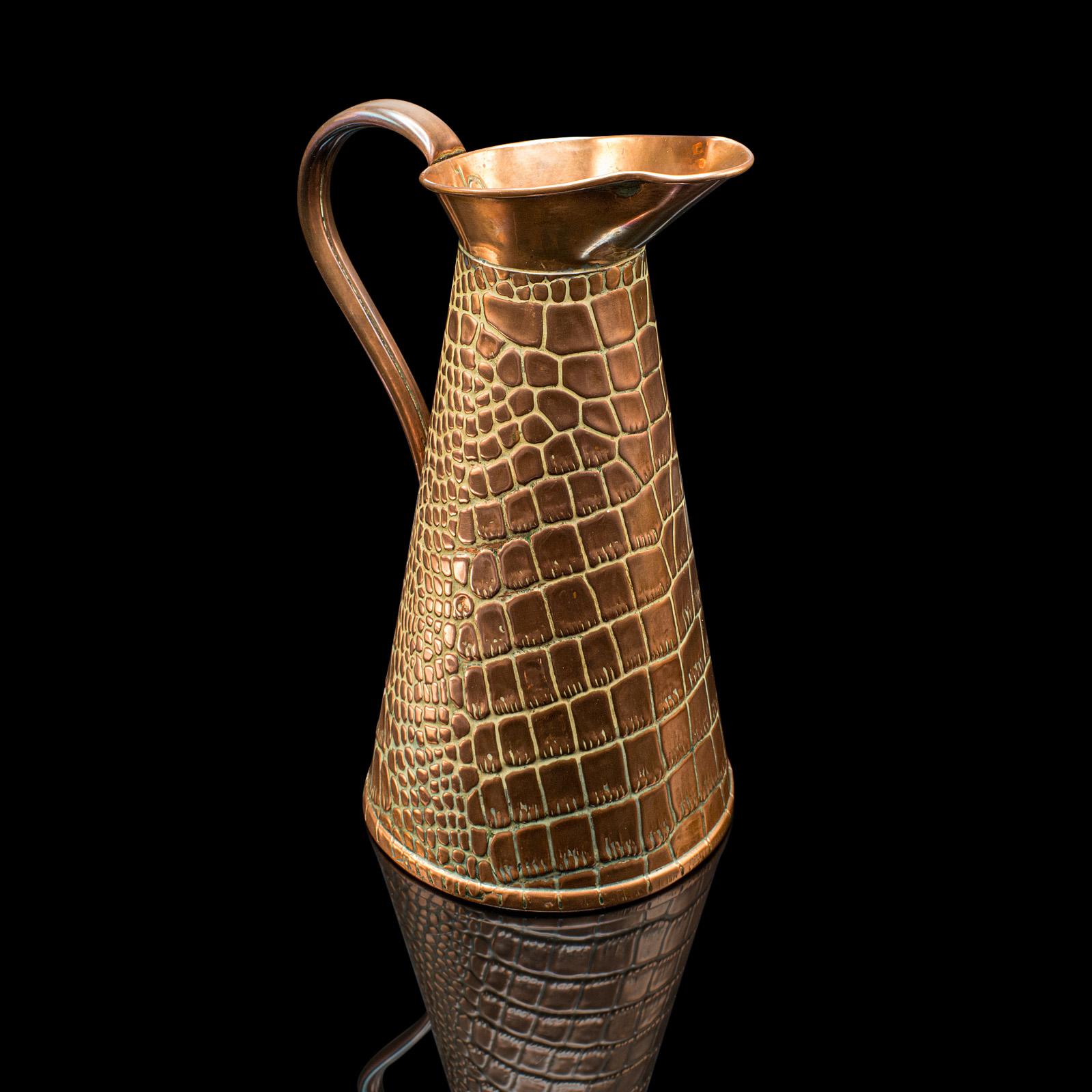 Antique Pouring Jug, English, Copper, Serving Tankard - Arts & Crafts c.1900 (1 of 11)