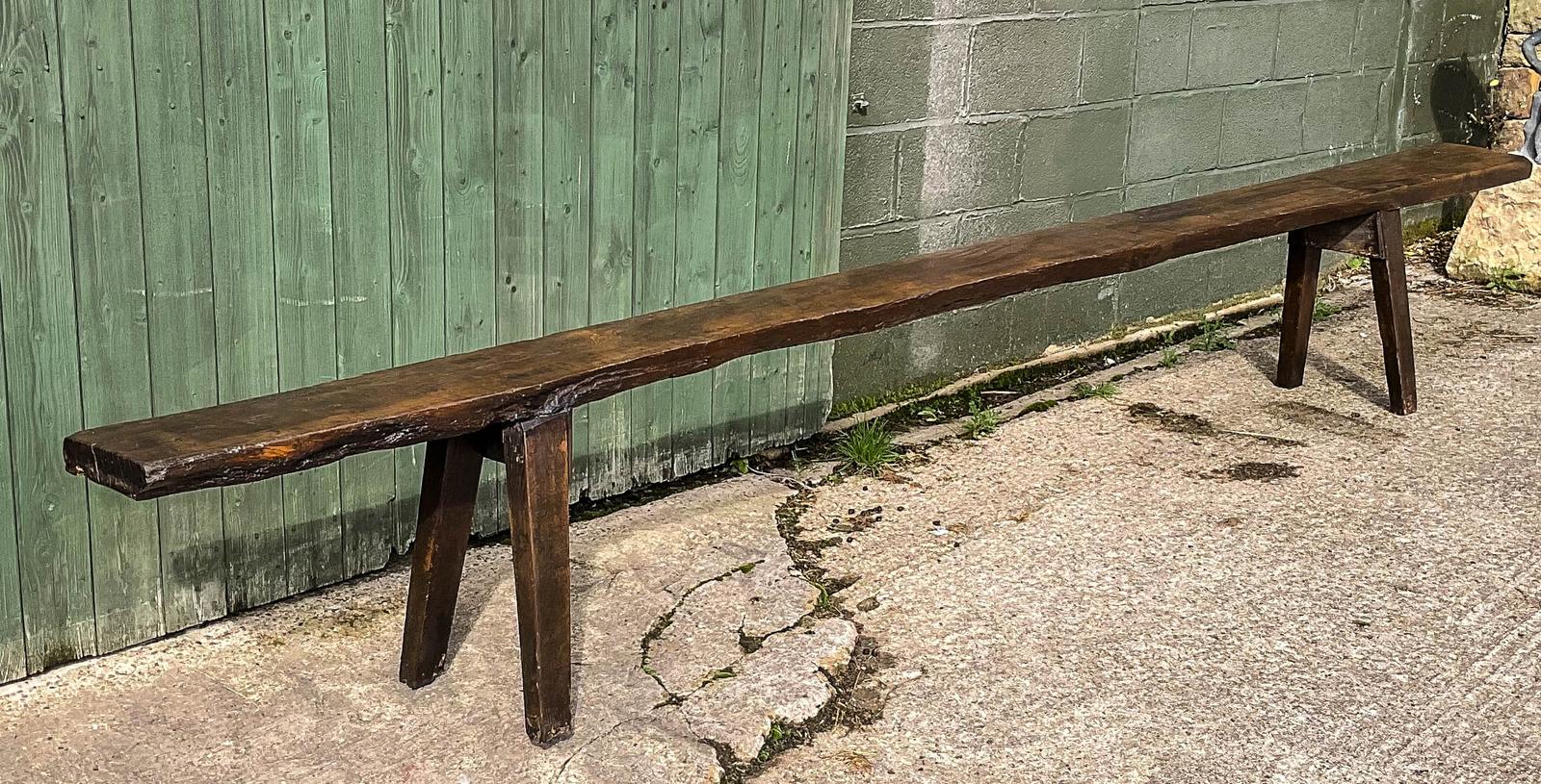 18th Century Oak Bench from Bishopthorpe Palace York (1 of 10)