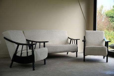 Boucle Upholstered 3 Piece Suite (1 of 12) Boucle Upholstered 3 Piece Suite (1 of 12)