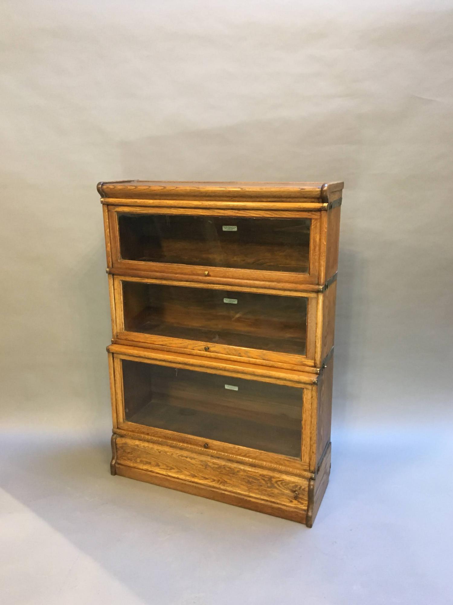 Globe Wernicke Oak Stacking Bookcase (1 of 11) Globe Wernicke Oak Stacking Bookcase (1 of 11)