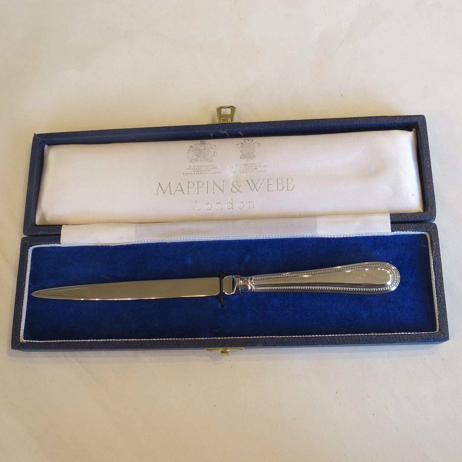Mappin & Webb Letter-opener in Original Case (1 of 4) Mappin & Webb Letter-opener in Original Case (1 of 4)