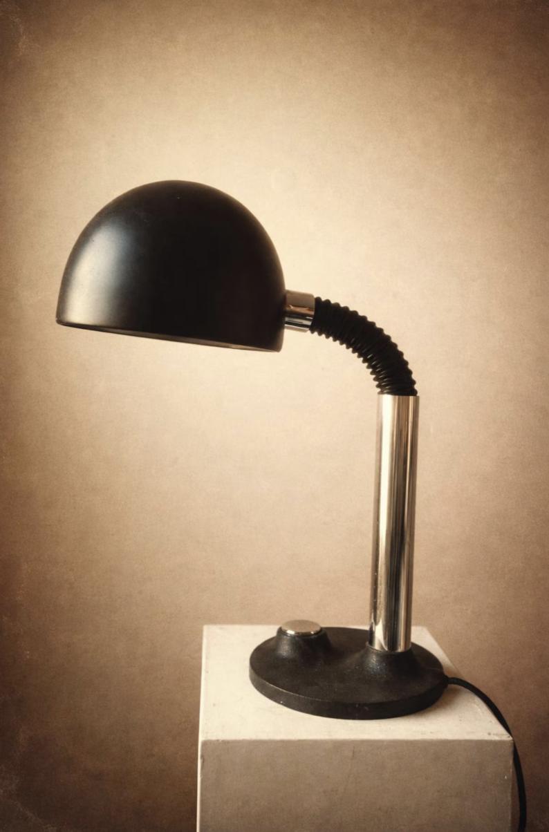 Hillebrand Leuchten Desk Lamp - Egon Hillebrand 7404 20th Century Modern Black Chrome (1 of 9) Hillebrand Leuchten Desk Lamp - Egon Hillebrand 7404 20th Century Modern Black Chrome (1 of 9)