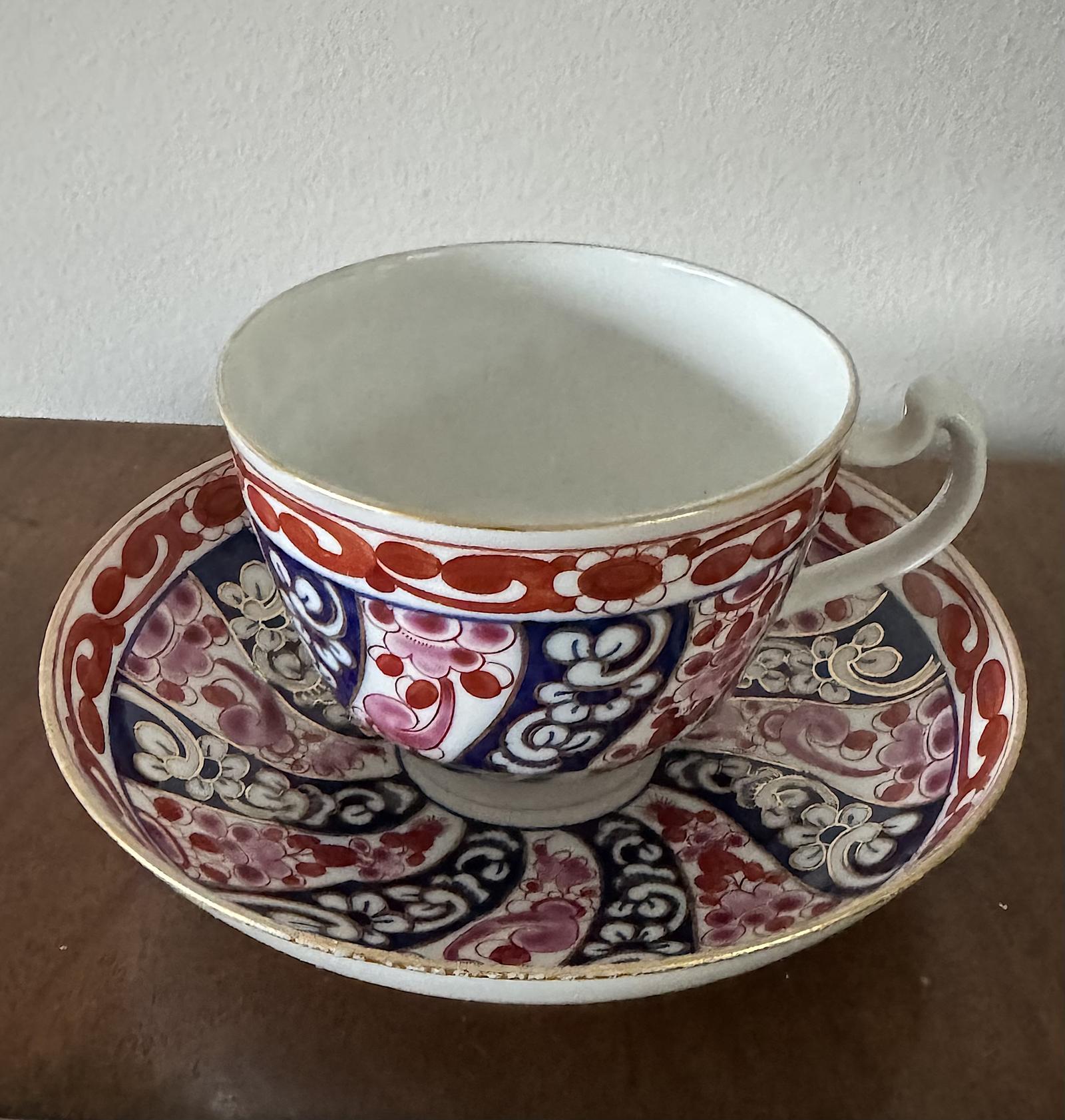 1st Period Queen Charlotte Worcester Cup & Saucer (1 of 4)