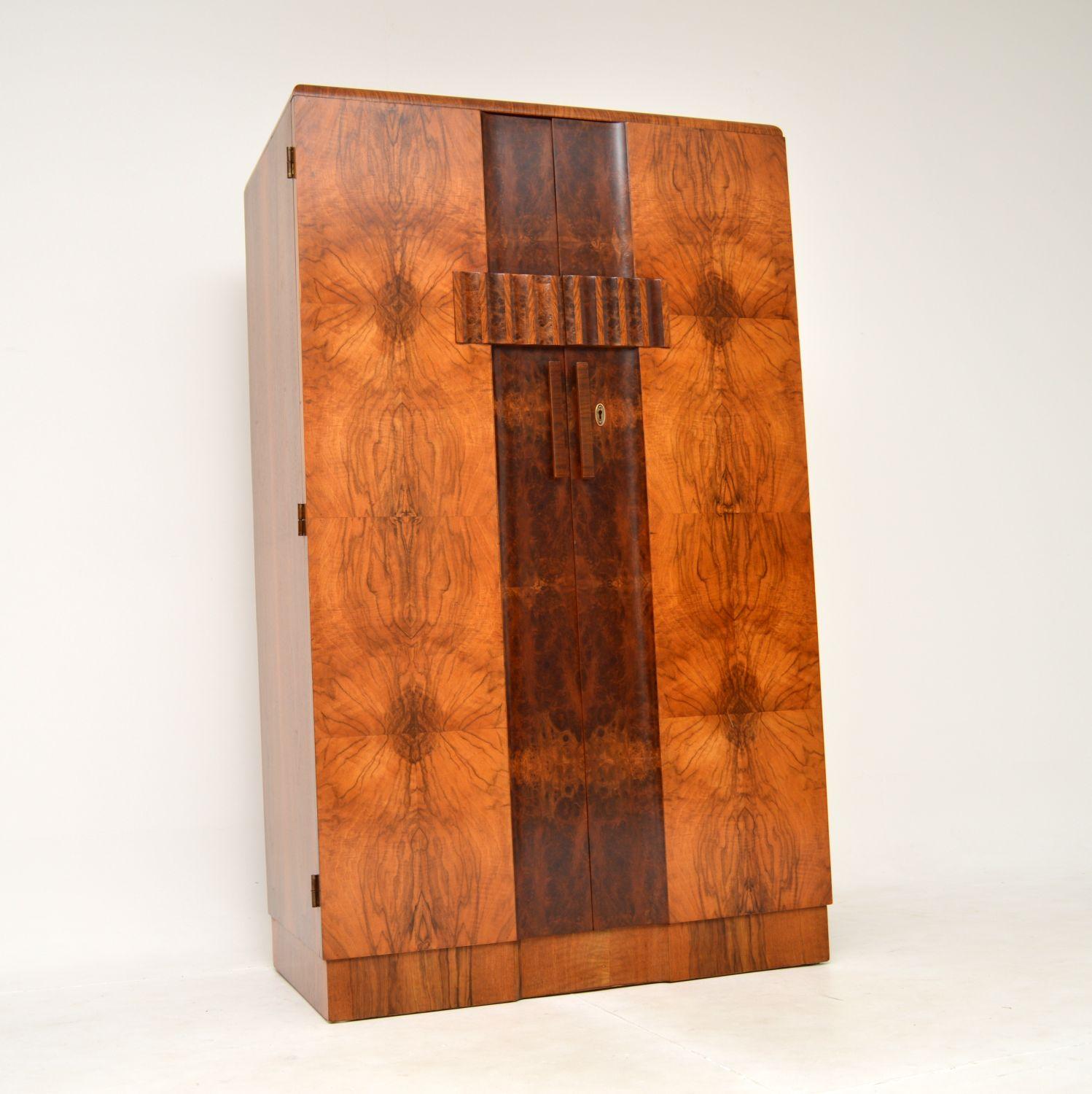 1930's Art Deco Burr Walnut Compactum Wardrobe (1 of 11) 1930's Art Deco Burr Walnut Compactum Wardrobe (1 of 11)