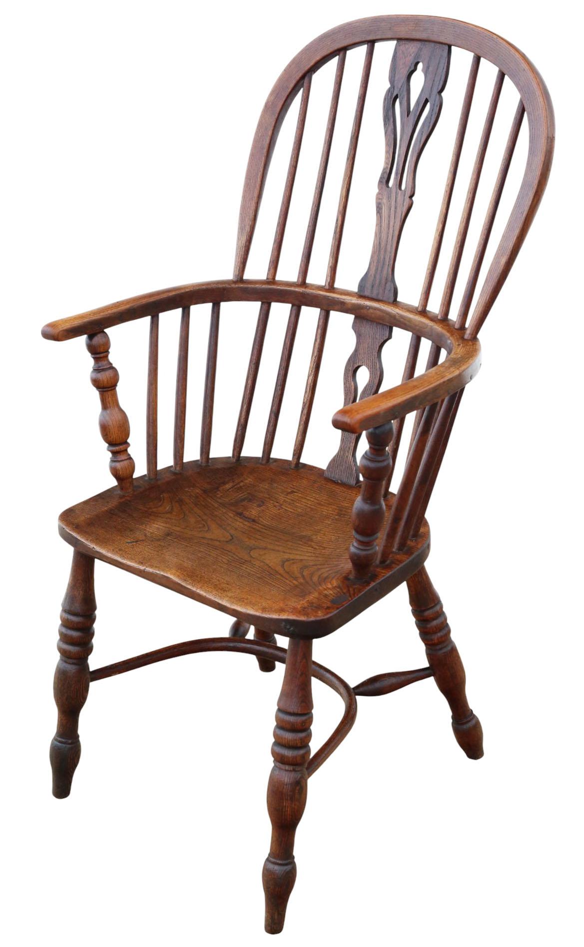 Antique 19th Century Ash & Elm Windsor Carver Elbow-chair – Fine Quality Armchair (1 of 6) Antique 19th Century Ash & Elm Windsor Carver Elbow-chair – Fine Quality Armchair (1 of 6)