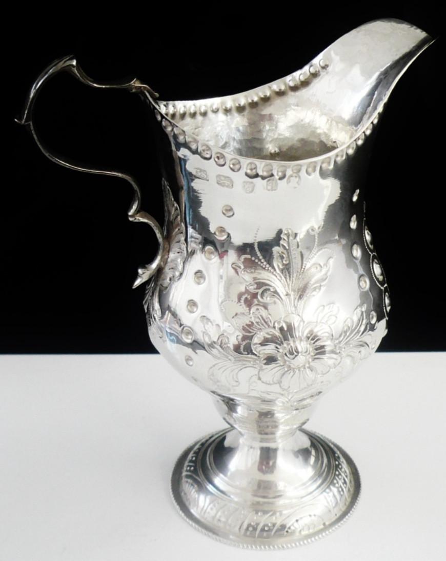 Antique Sterling Silver Cream Jug, London 1791 (1 of 16) Antique Sterling Silver Cream Jug, London 1791 (1 of 16)