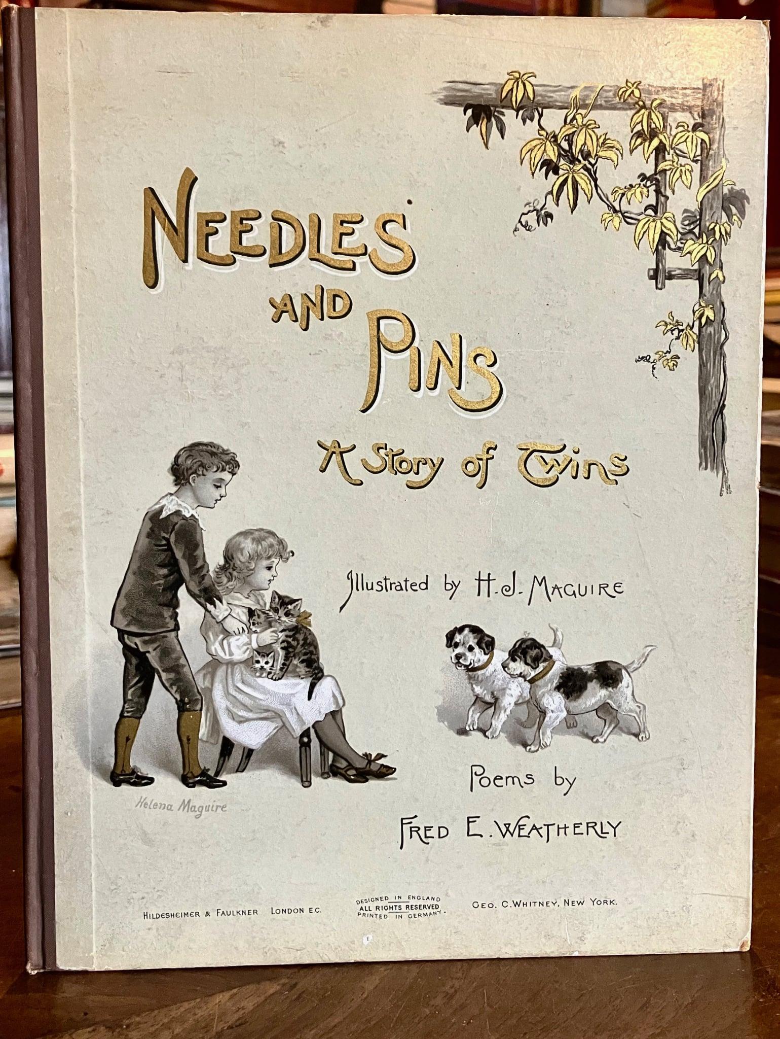 1880 Needles & Pins A Story of Twins Scarce Illustrated Children's Book 1st Ed (1 of 6) 1880 Needles & Pins A Story of Twins Scarce Illustrated Children's Book 1st Ed (1 of 6)