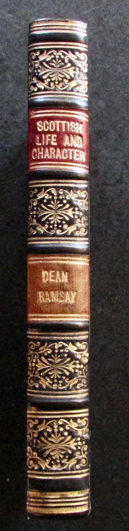 1859 Reminiscences of Scottish Life & Character by E Ramsay Interesting Bookplate (1 of 4)