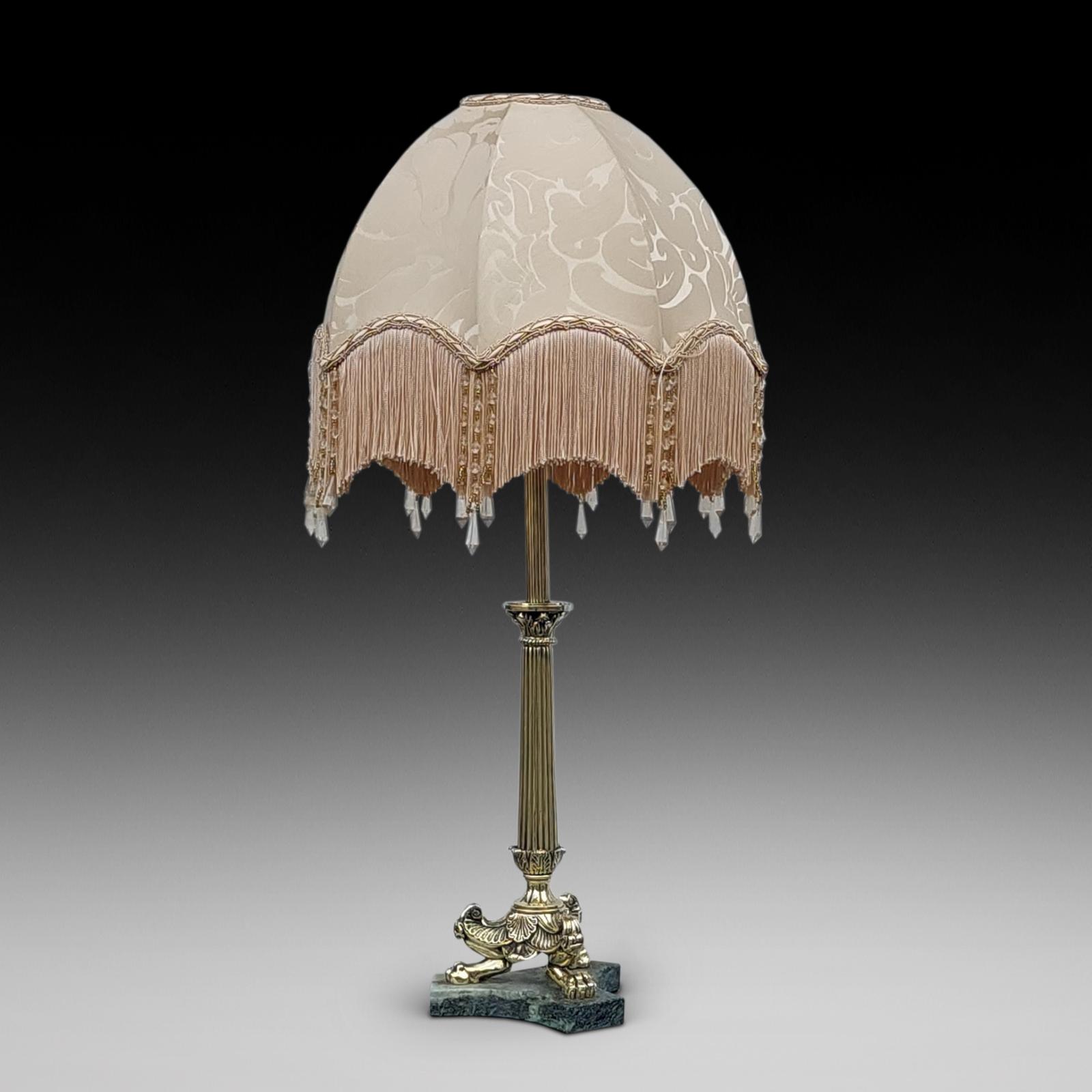 Early 20th Century Neoclassical Brass Table Lamp (1 of 6) Early 20th Century Neoclassical Brass Table Lamp (1 of 6)
