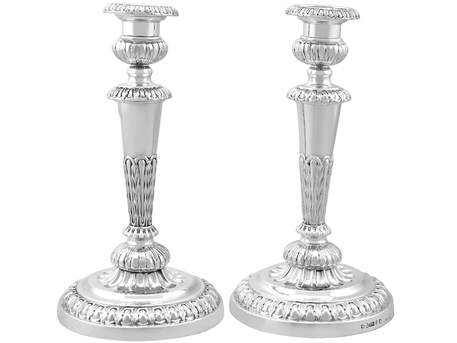 Antique George III Sterling Silver Candlesticks by Matthew Boulton 1817 (1 of 12) Antique George III Sterling Silver Candlesticks by Matthew Boulton 1817 (1 of 12)