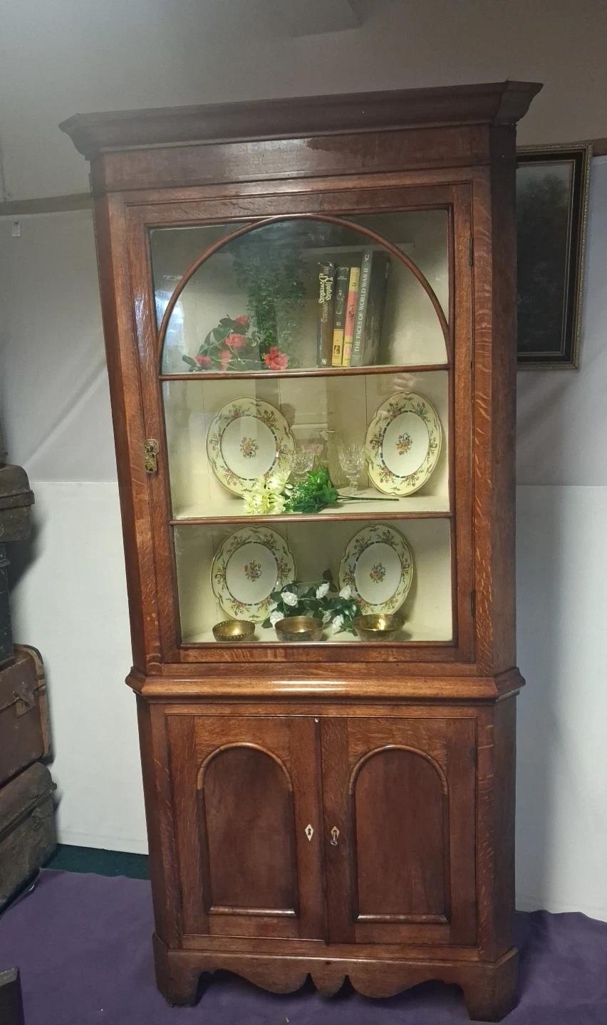 Antique Victorian Mahogany Corner Unit (1 of 9) Antique Victorian Mahogany Corner Unit (1 of 9)