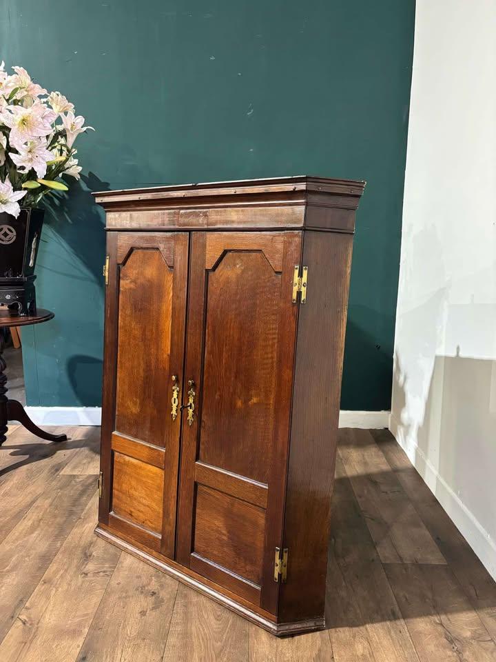 19th Century Mahogany Shelved Corner Cabinet (1 of 15)