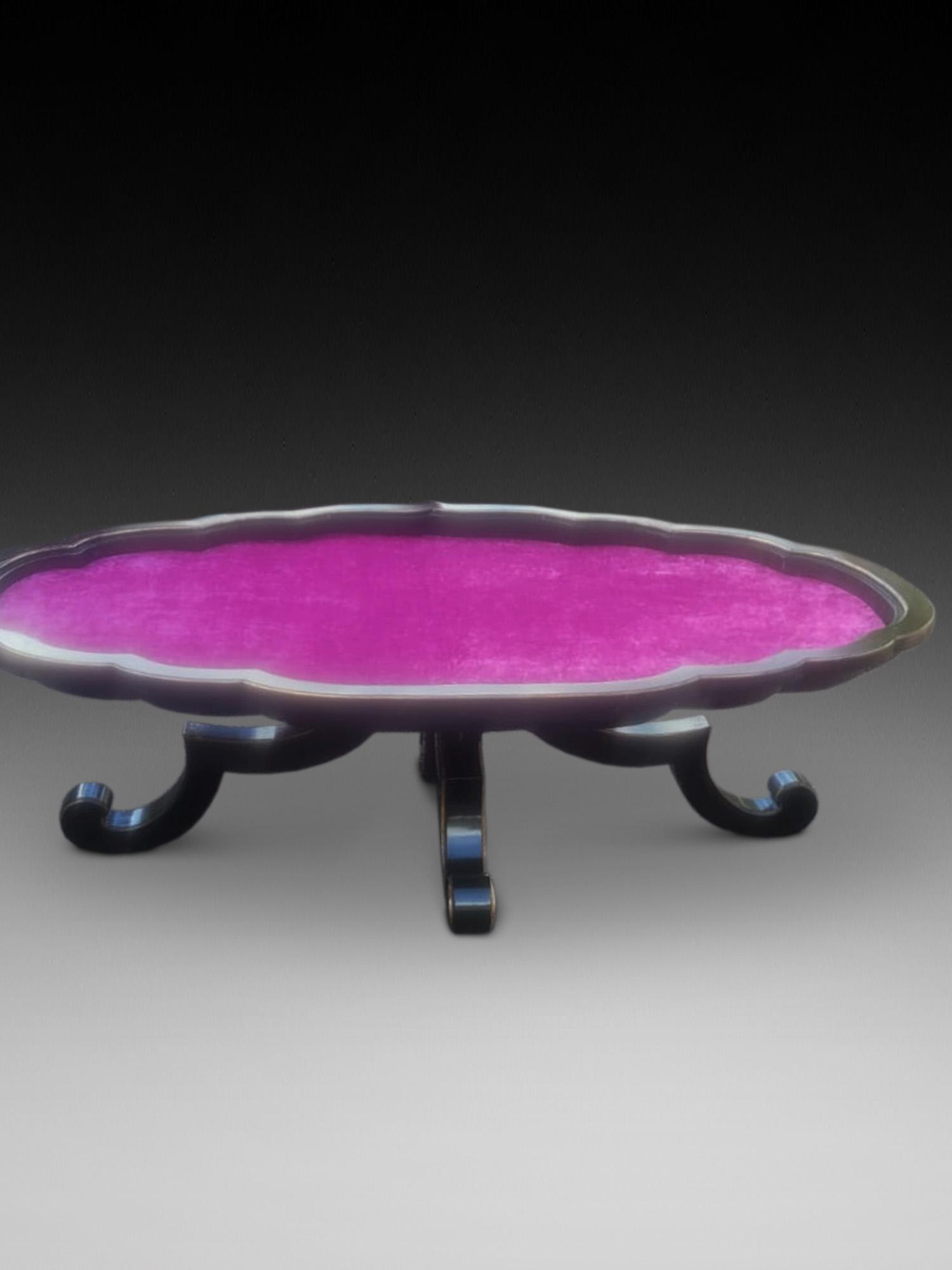 Decorative Ebonised Coffee Table (1 of 4)