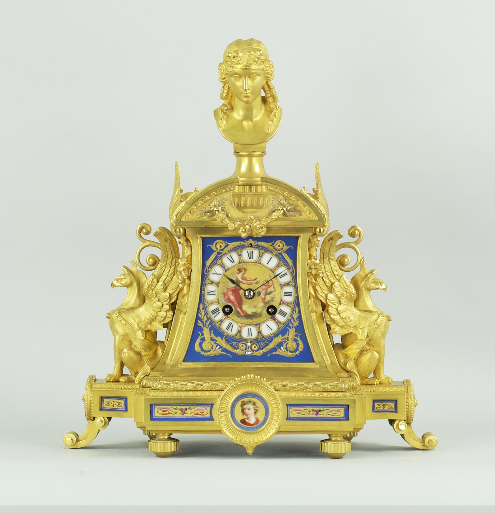Ormolu French Mantel Clock c.1870 (1 of 15)