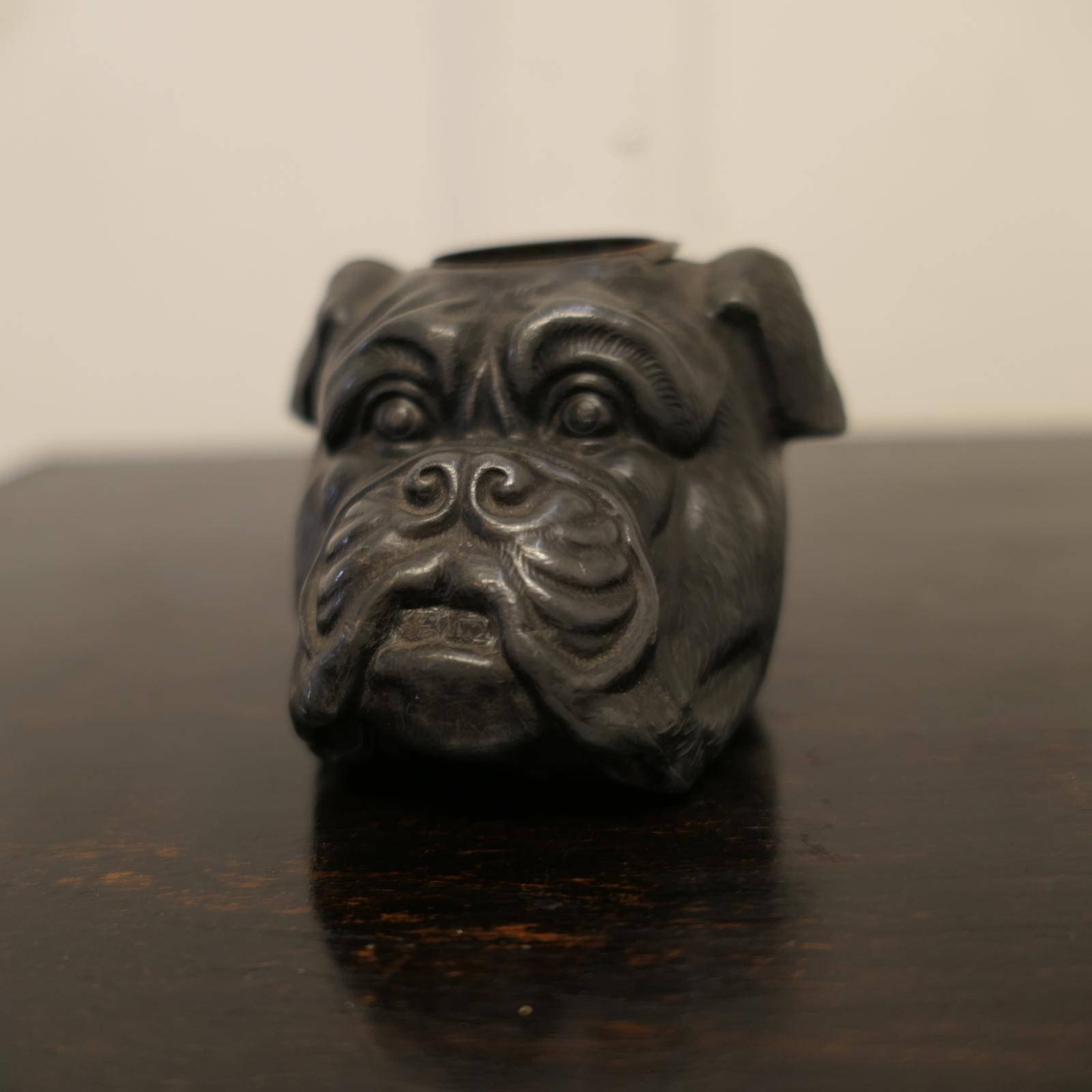 Rare Pewter Vesta Case, As a Bull Dog’s Head (1 of 7) Rare Pewter Vesta Case, As a Bull Dog’s Head (1 of 7)