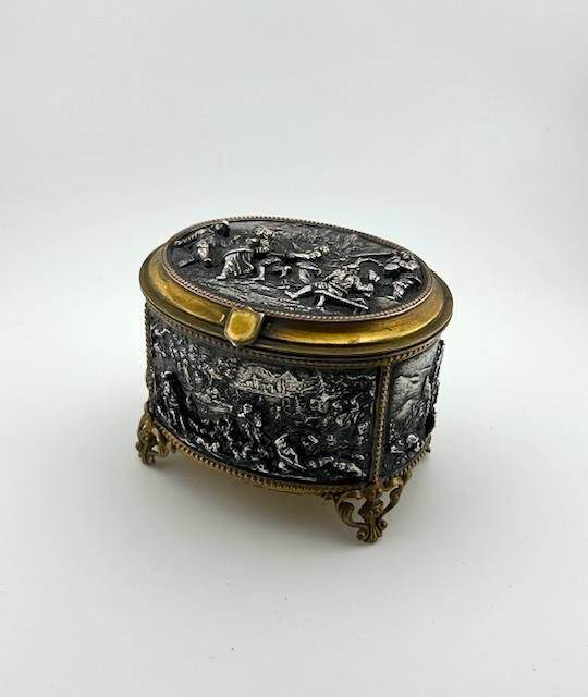 Fabulous Napoleon III French Silver Plate & Ormolu Jewel Casket (1 of 9) Fabulous Napoleon III French Silver Plate & Ormolu Jewel Casket (1 of 9)