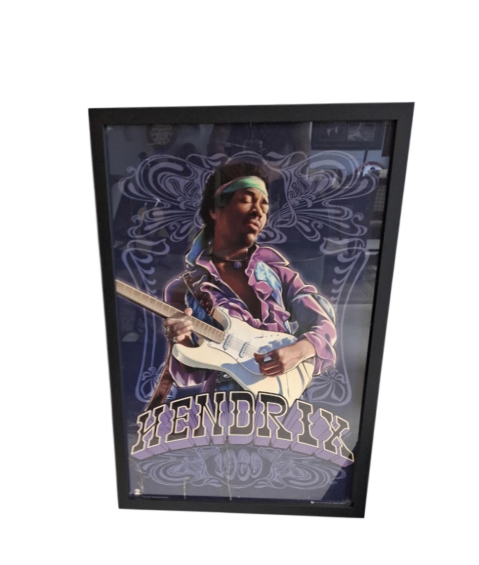 Retro Framed Jimmy Hendricks Poster (1 of 3)