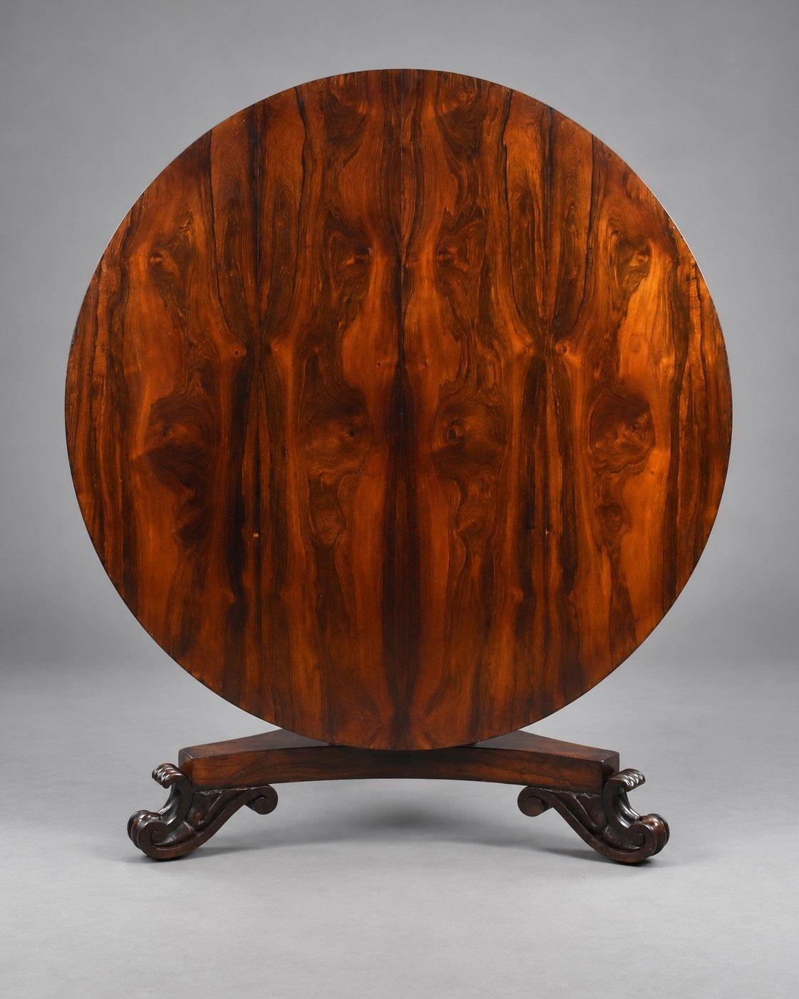 William IV Rosewood Circular Breakfast Table (1 of 8) William IV Rosewood Circular Breakfast Table (1 of 8)