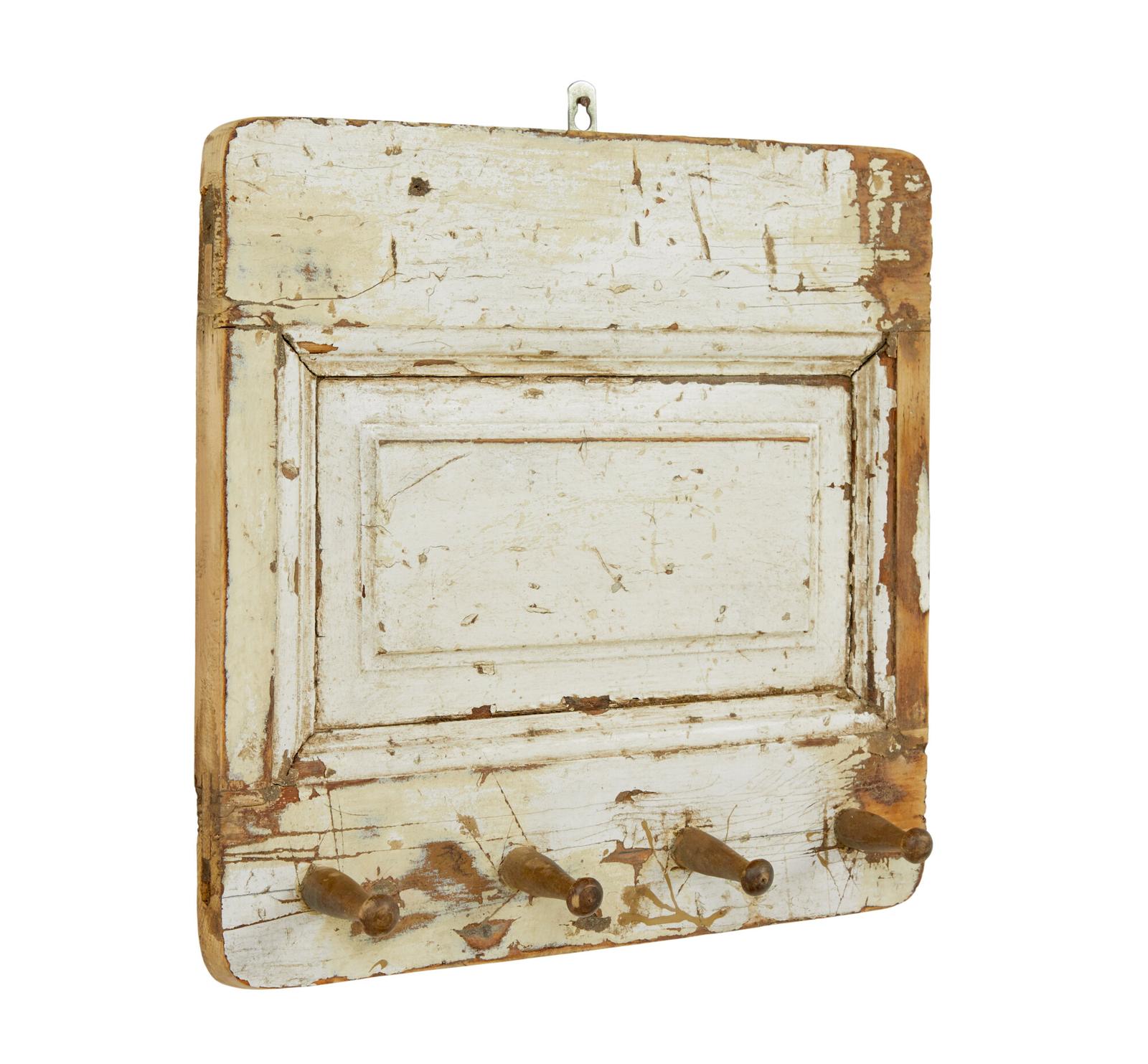 Swedish Painted Pine Coat Hooks (1 of 5)