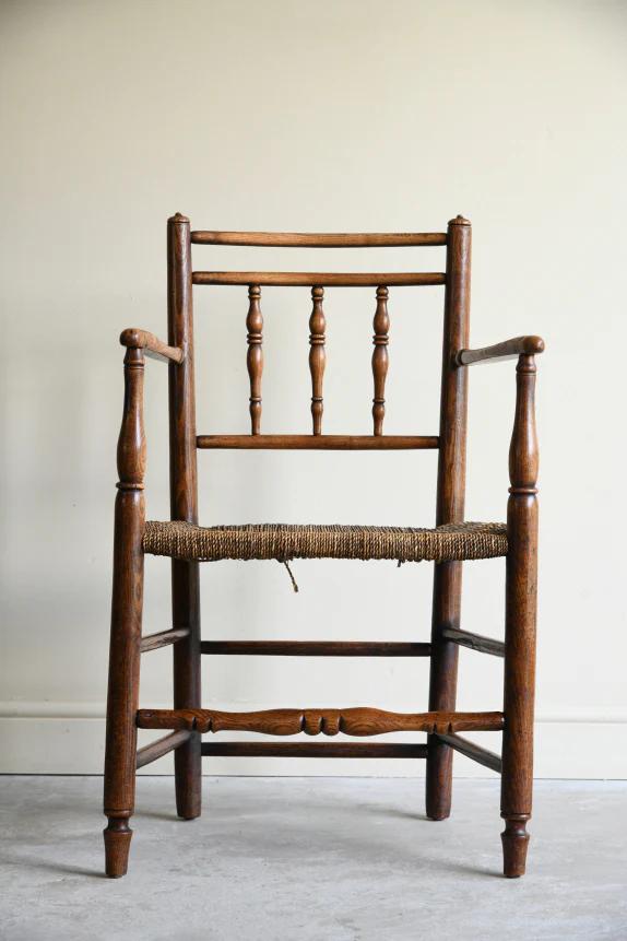 Antique Ash & Elm Country Chair (1 of 10)