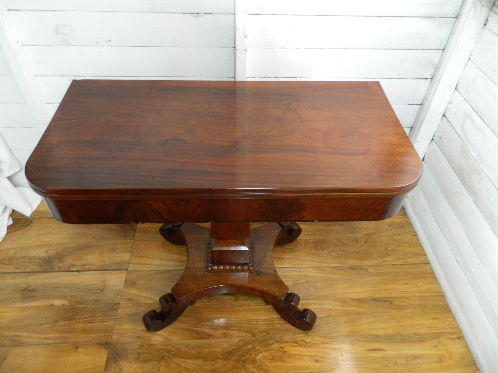 Antique Rosewood Games Table with Fold Over Lid (1 of 16)