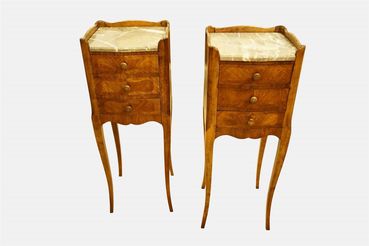 Pair of French Louis XVI Bedside Chests (1 of 1) Pair of French Louis XVI Bedside Chests (1 of 1)