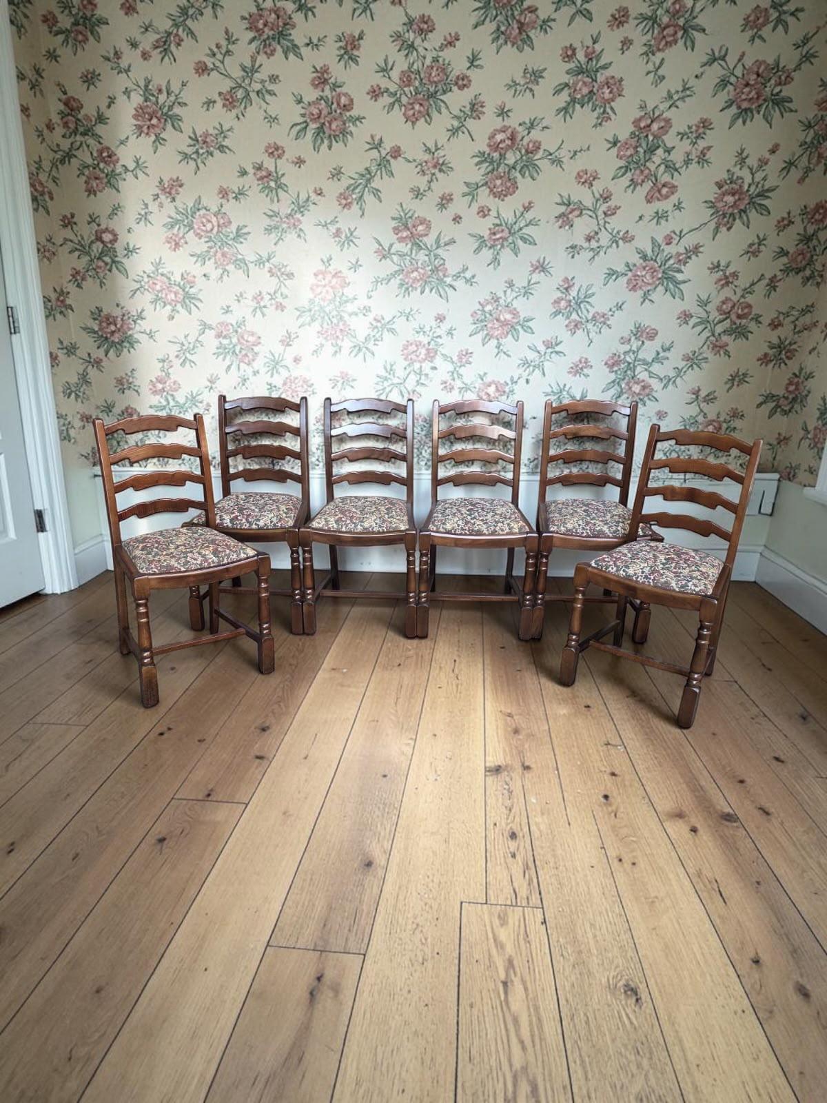 Vintage Jaycee Dining Chairs / Set of 6 c.1960 (1 of 10) Vintage Jaycee Dining Chairs / Set of 6 c.1960 (1 of 10)