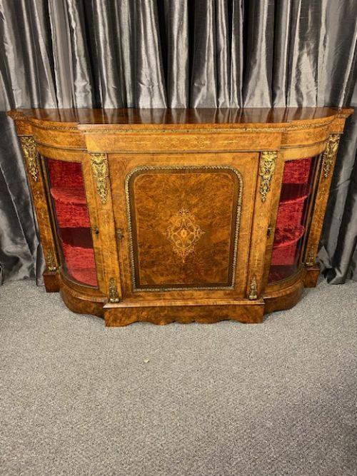 Burr Walnut Credenza (1 of 9)