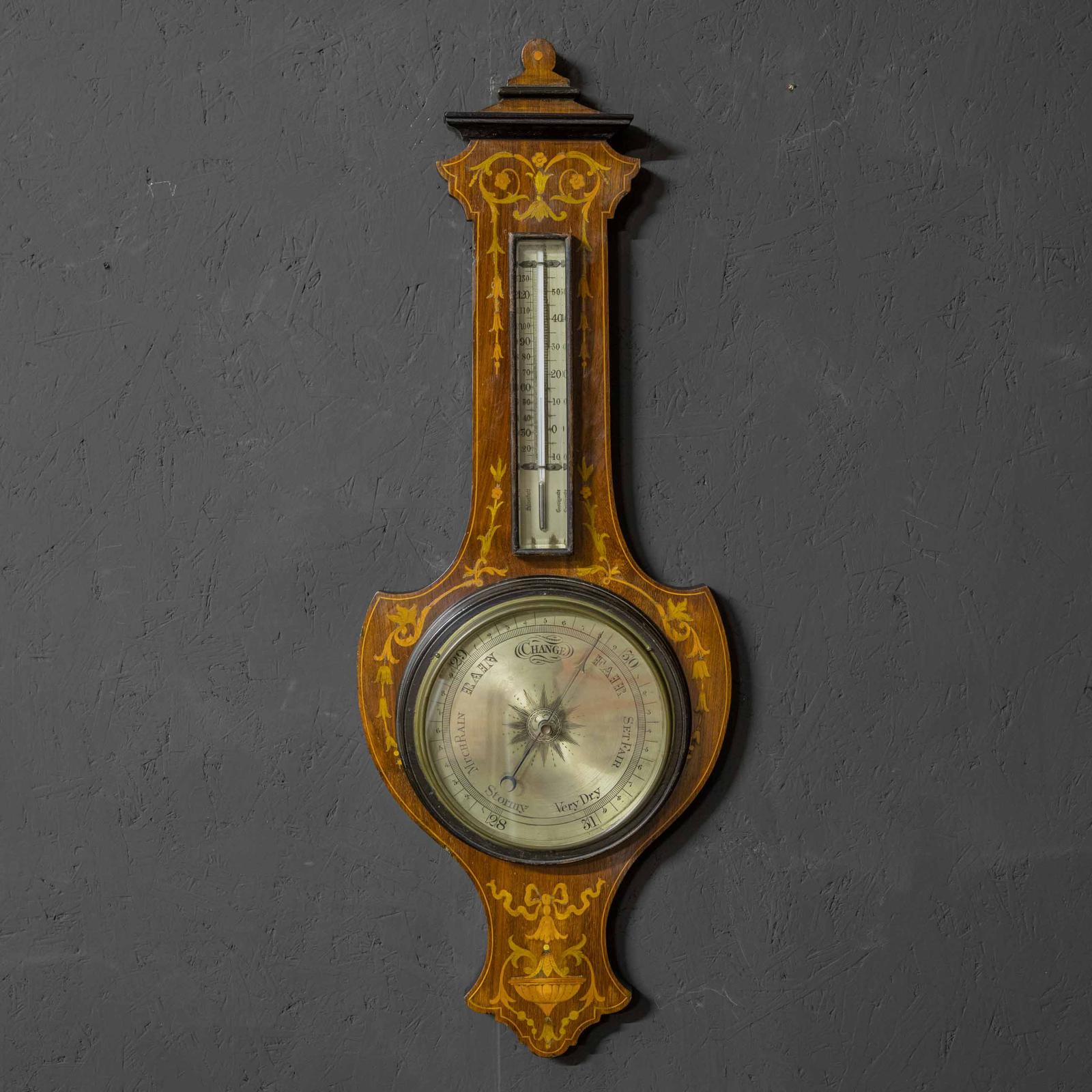 Edwardian Rosewood Barometer (1 of 10)