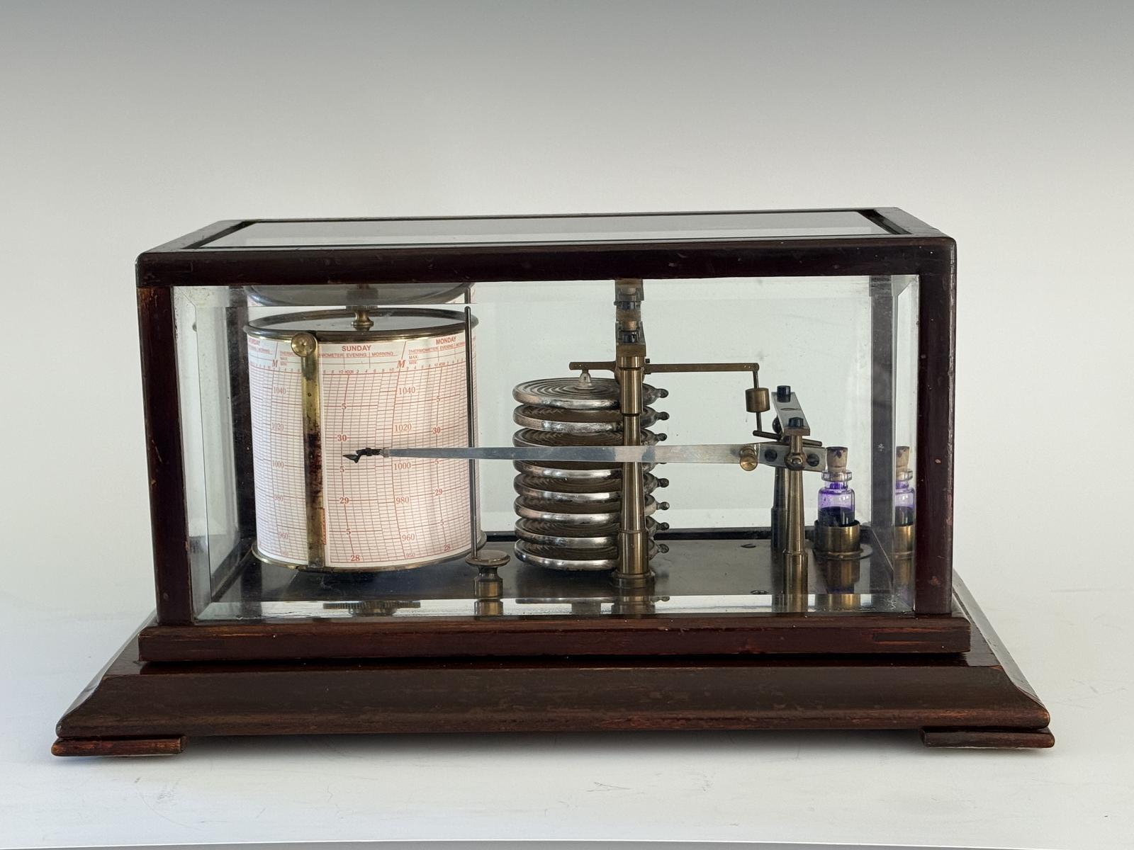 Scottish Mahogany Barograph (1 of 8) Scottish Mahogany Barograph (1 of 8)