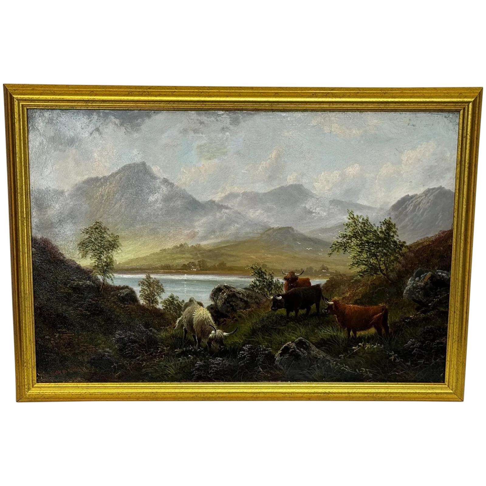 Victorian Painting Romance of the Highlands: Ben Nevis in Mist (1 of 54)