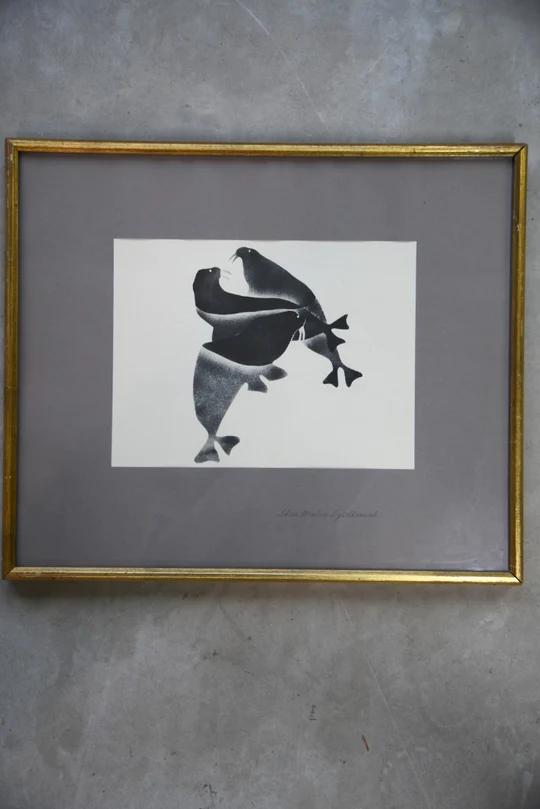 Pair of Lithographs - After Sheouak Petaulassie (1 of 12)