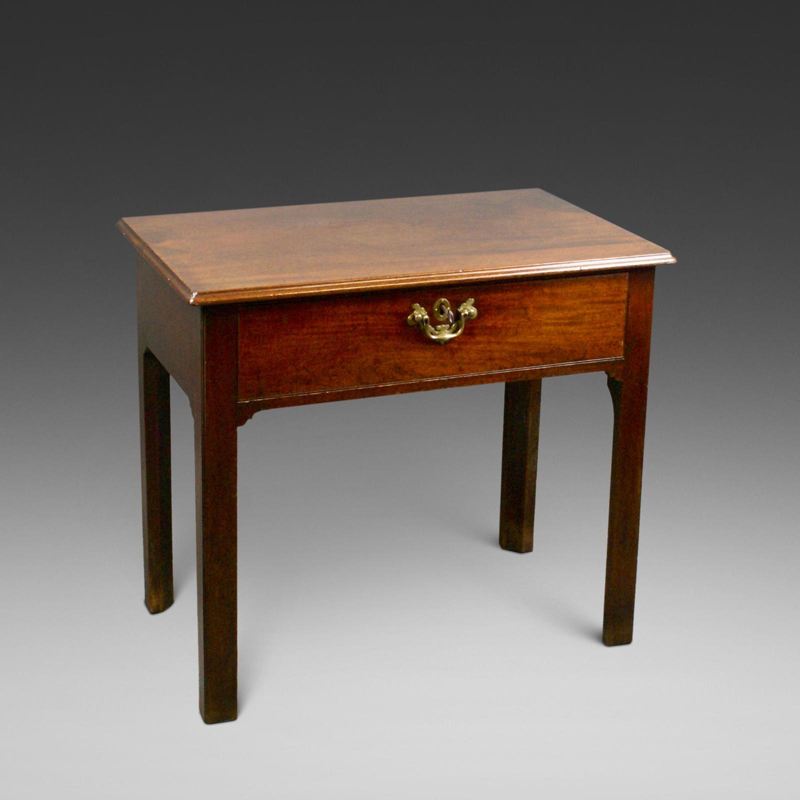 18th Century Mahogany Side Table (1 of 5)