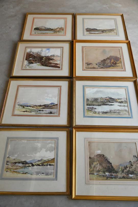 8 X Albert Gordon Thomas - Highland Scenes (1 of 13)