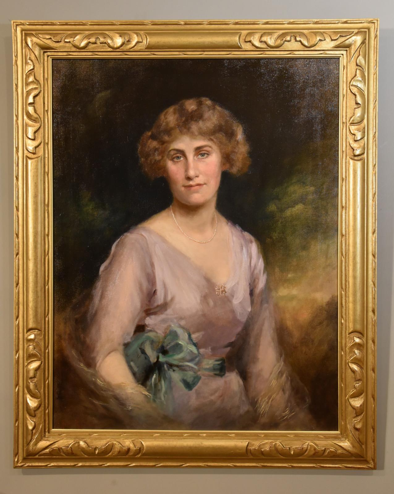 Oil Painting by Edward Patry “Portrait of Phyllis Pearce” (1 of 5) Oil Painting by Edward Patry “Portrait of Phyllis Pearce” (1 of 5)